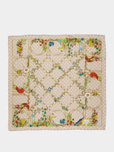 Gucci Ivory Printed Silk Carré