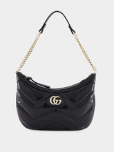 Gucci Black GG Marmont Small Shoulder Bag