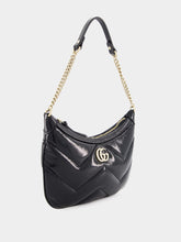 Gucci Black GG Marmont Small Shoulder Bag