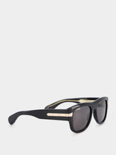 Gucci Gold-Detail Square Sunglasses