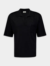 Saint Laurent Cassandre Wool Polo Shirt