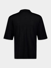 Saint Laurent Cassandre Wool Polo Shirt