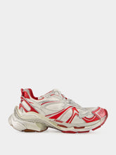 Balenciaga Runner 2.0 Sneakers in Off White and Red