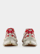 Balenciaga Runner 2.0 Sneakers in Off White and Red
