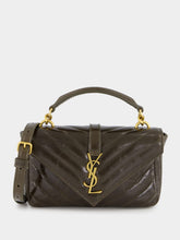 Saint Laurent Musk Brown College Mini Chain Bag
