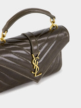 Saint Laurent Musk Brown College Mini Chain Bag