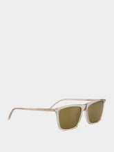 Saint Laurent Beige YSL SI 668 Sunglasses in Recycled Acetate