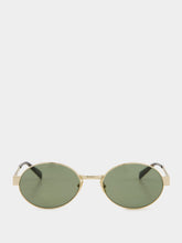 Saint Laurent Sunglasses SL 692 in Light Gold and Green
