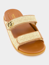 Gucci Double G Woven Sandals