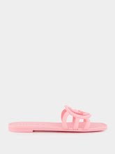 Gucci Interlocking G Pink Slide Sandal