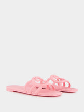 Gucci Interlocking G Pink Slide Sandal