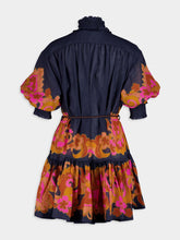 Zimmermann Acadian Lantern Floral Puff Sleeve Dress