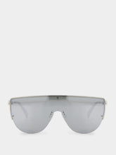 McQueen Eyewear Skull Silver Sunglasses