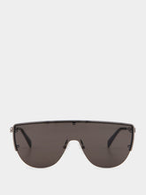 McQueen Eyewear Skull Black Sunglasses