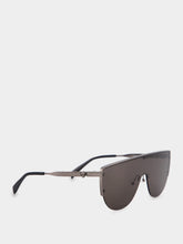 McQueen Eyewear Skull Black Sunglasses