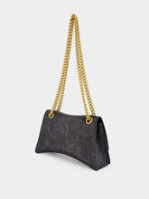 Balenciaga Black Crush Shoulder Bag