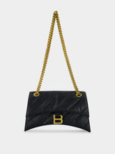 Black Crush Quilted Small Shoulder Bag