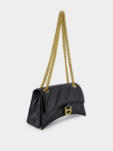 Balenciaga Black Crush Quilted Small Shoulder Bag