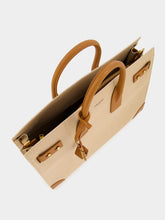 Saint Laurent Canvas and Leather Sac de Jour Bag