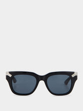 Alexander McQueen Punk Rivet Black Square Sunglasses