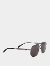 Alexander McQueen Floating Skull Metal Caravan Sunglasses