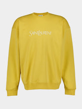 Saint Laurent Loose-Fit Fleece Crewneck Sweatshirt