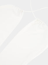 Saint Laurent Backless V-Halter Swimsuit