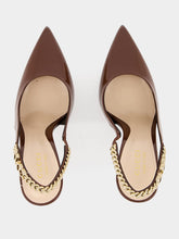 Gucci Brown Signoria Slingback Pump