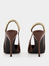 Gucci Brown Signoria Slingback Pump
