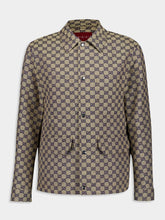 Gucci GG Linen Blend Canvas Jacket