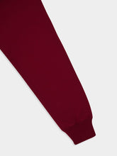 Gucci Rosso Ancora Red Embroidered Cotton Sweatshirt