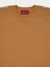 Gucci Cotton Sweater with Gucci Intarsia
