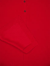 Gucci Red Silk Jacquard Dress