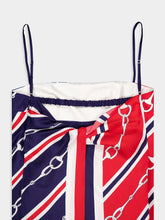 Gucci Horsebit Print Silk Top