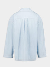 Gucci Light Blue V-Neck Shirt