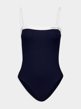 Gucci Navy Blue Swimsuit With Straps