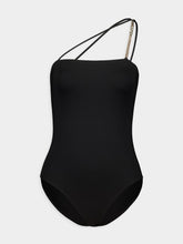Gucci Black Sparkling Jersey Swimsuit