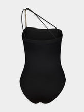 Gucci Black Sparkling Jersey Swimsuit