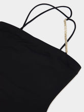 Gucci Black Sparkling Jersey Swimsuit
