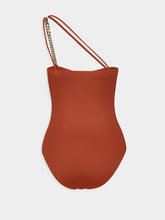 Gucci Brown Pepper Sparkling Jersey Swimsuit