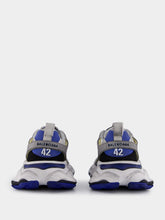 Balenciaga Grey and Blue Cargo Sneakers