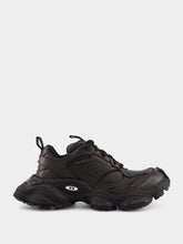 Balenciaga Black Cargo Leather Sneakers