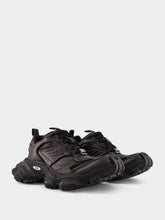 Balenciaga Black Cargo Leather Sneakers