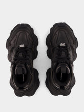 Balenciaga Black Cargo Leather Sneakers