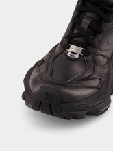 Balenciaga Black Cargo Leather Sneakers