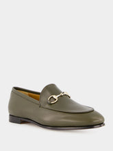 Gucci Dark Green Jordaan Loafer