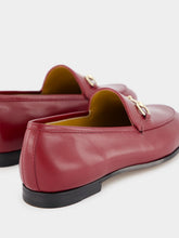 Gucci Jordaan Loafer in Rosso Ancora Leather