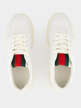 Gucci White Re-Web Sneakers