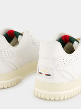 Gucci White Re-Web Sneakers