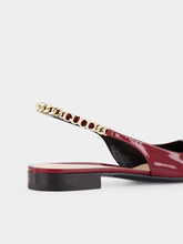 Gucci Rosso Ancora Signoria Ballet Flat